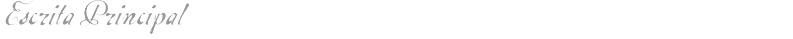 Escrita Principal font preview